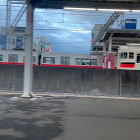 山陽電車と並走の画像