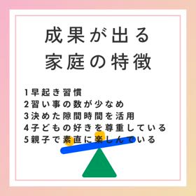 幼児教育の成果の画像