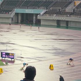 高学年男女混合リレー　準優勝の画像