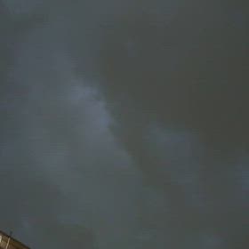 昨日の雷空の画像