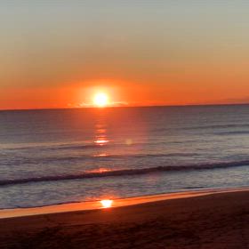 1月31日千葉北、東浪見の朝の波の画像
