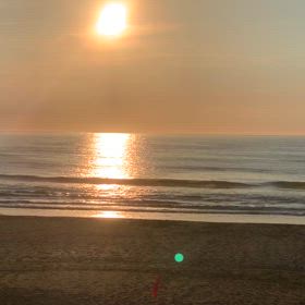 8月20日千葉北、東浪見の朝の波の画像