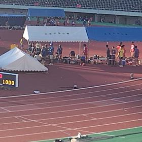 男子100ｍ　大記録達成（広島インターハイ）の画像