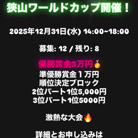 【優勝賞金3万円・準優勝1万円の１デイフットサル大会】の画像