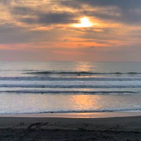 3月11日千葉北、東浪見の朝の波の画像