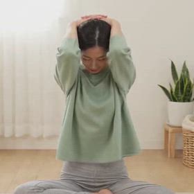 首をほぐすの画像