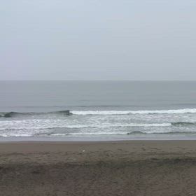 6月28日千葉北、東浪見の朝の波の画像