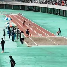 男子コンバインドＢ（走り幅跳び）④の画像