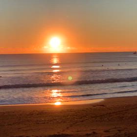 2月9日千葉北、東浪見の朝の波の画像