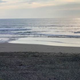 6月5日千葉北、東浪見の朝の波の画像