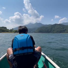 ハイボ湖上テストの画像