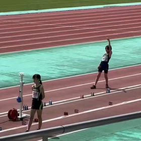 男子コンバインドＢ（走り幅跳び）②の画像