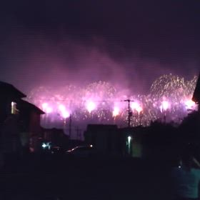 新しいかぐやちゃんと地元花火大会の画像