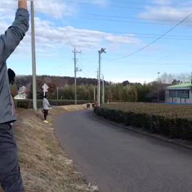 坂ダッシュ（ゴール付近）③の画像