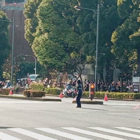 箱根駅伝　復路　立教大　中央学院大の画像