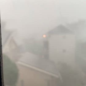 凄い雨でしたの画像