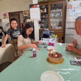 じぃじばぁば74歳おめでとう 動画の画像