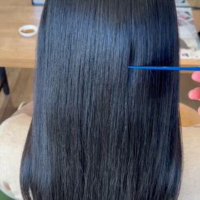 つるサラな髪にの画像