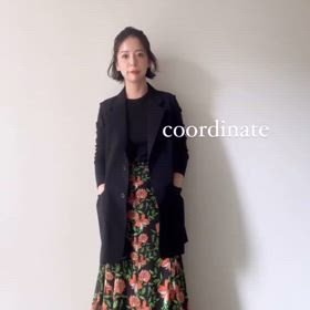 【Coordinete】たまには柄スカートなんか履いちゃって・・・の画像