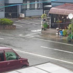 葵区内で道路冠水アリの画像