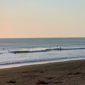 3月23日千葉北、東浪見の朝の波の画像