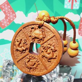 ✨四神／ウッドキーホルダー✨の画像