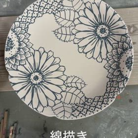 花と華　八寸皿使いやすい大きさの画像