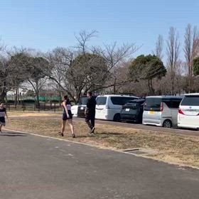 女子100mレース前アップ⑤の画像