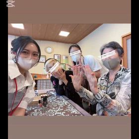 デイサービスさんでボランティアネイルの画像