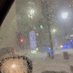 大雪になった我が街の画像