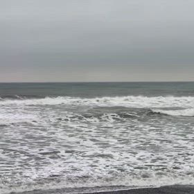 3月1日千葉北、東浪見の朝の波の画像