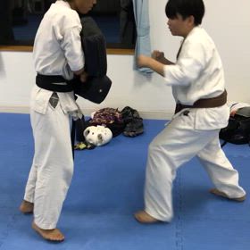 押し負けない練習！の画像