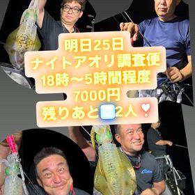 募集します❣️ナイトアオリ便の画像