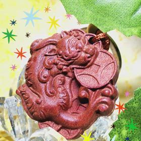 ✨貔貅／ウッドキーホルダー✨の画像