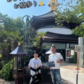 お盆お墓参りの画像