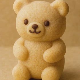 AAI生成　おやすみ　クマさんの画像