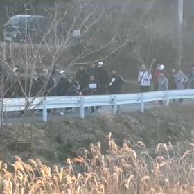 越生駅伝（スタート前）③の画像