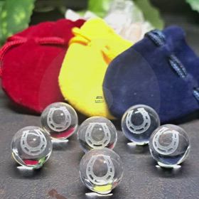 ✨【お守り】馬蹄ビーズ・巾着袋付き✨の画像