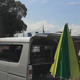 4月の花火の時と大違いでした。の画像