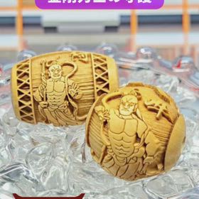 ✨阿吽（金剛力士）／柘植ビーズ✨の画像