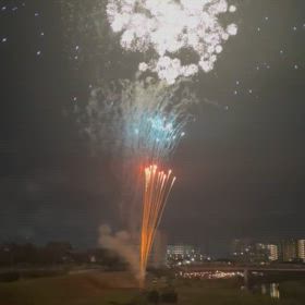 8月16日　花火の画像
