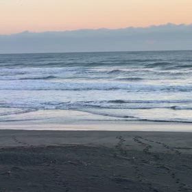 12月23日千葉北、東浪見の朝の波の画像