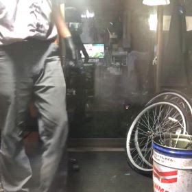 ホイールからアルミリムを取り出しましたの画像