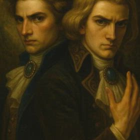 AI生成　おやすみ　レニエ＆ブイエ（フランソワ）の画像