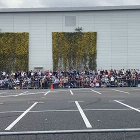 白バイドリル走行の画像