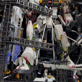5 解体匠機νガンダム　複数ヶ所配置変更　渡りトラス復活増設の画像