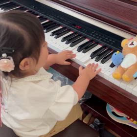 人工内耳装用２歳前日　歌の画像