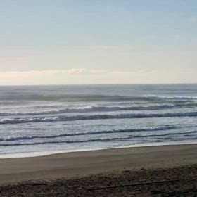 5月7日千葉北、東浪見の朝の波の画像