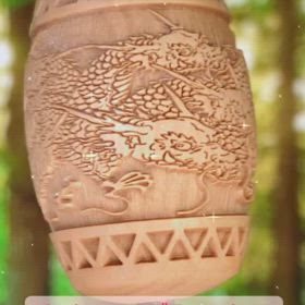 柘植ビーズ 九頭龍の画像