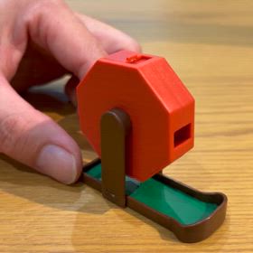 ミニチュア福引き！の画像